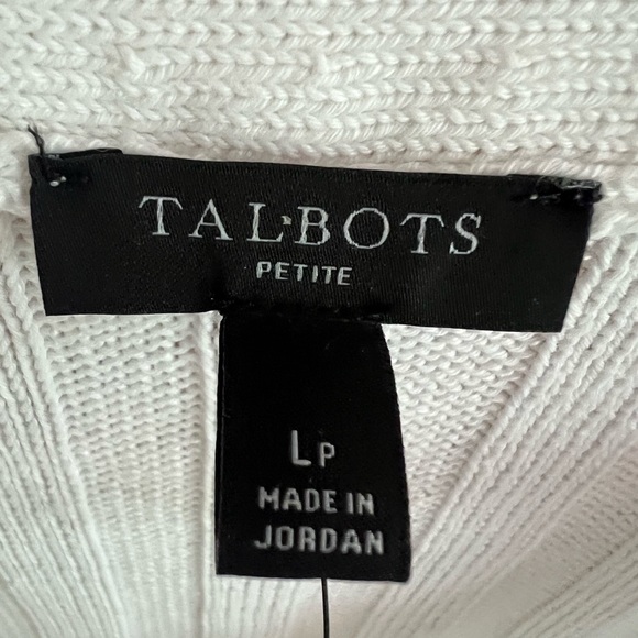 Talbots v neck ribbed sweater - Picture 3 of 4